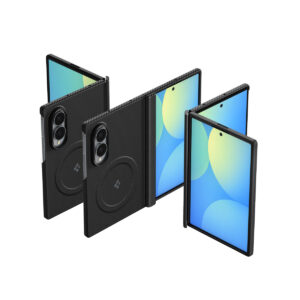 coque galaxy z fold 8 spigen airskin aramid magsafe black