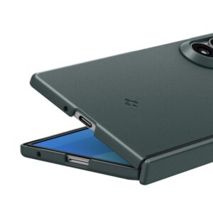 coque galaxy z fold 8 ultra spigen air fit pro magsafe verte gris