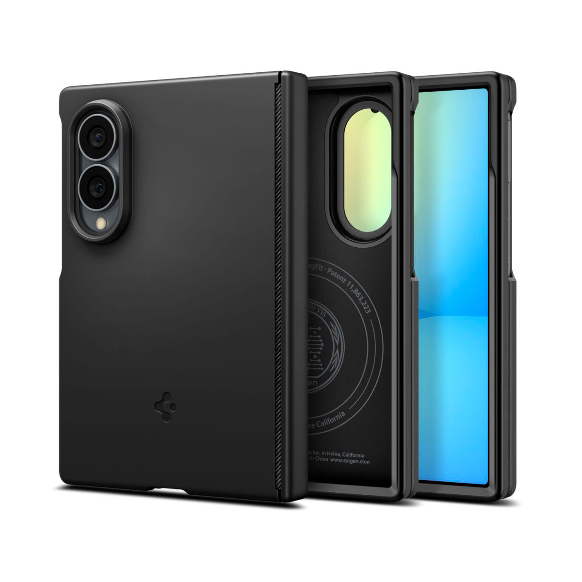 coque galaxy z fold 8 spigen air fit pro magsafe noire | protection premium