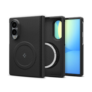coque galaxy z fold 8 spigen airskin aramid magsafe black