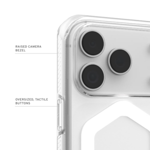 coque iphone 17 pro uag plyo magsafe ice/white
