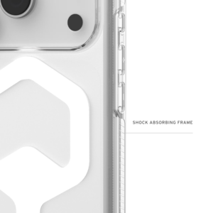 coque iphone 17 pro uag plyo magsafe ice/white