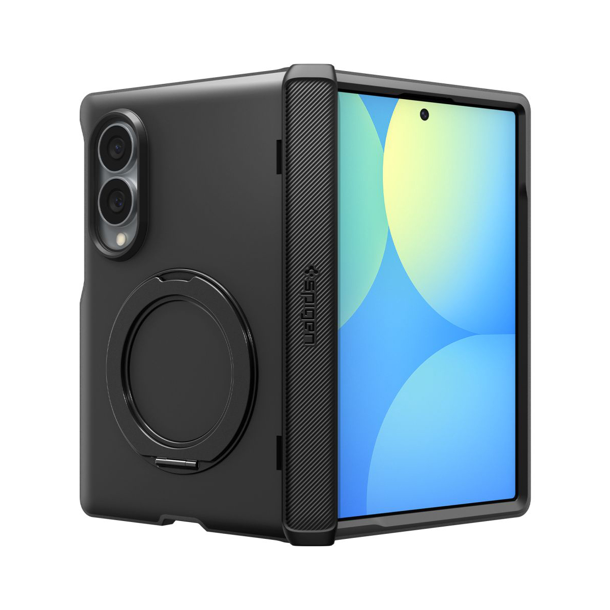 coque samsung galaxy z fold 8 spigen slim armor pro s magfit noir