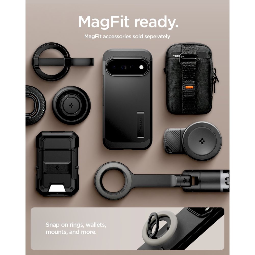 coque spigen tough armor mag magsafe google pixel 11 pro xl noir