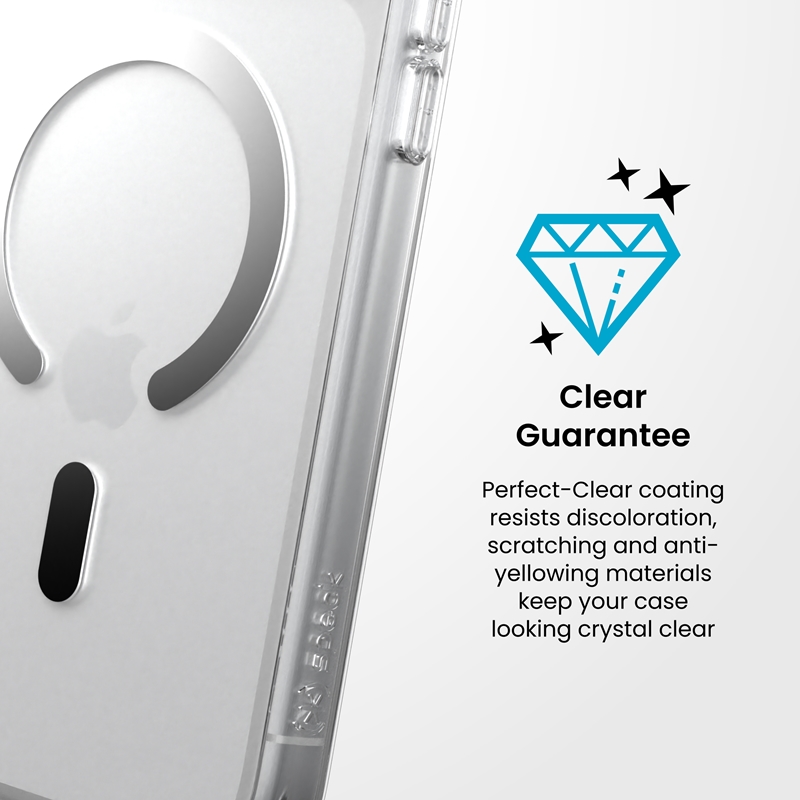 coque iphone 18 pro max presidio perfect clear magsafe speck transparent