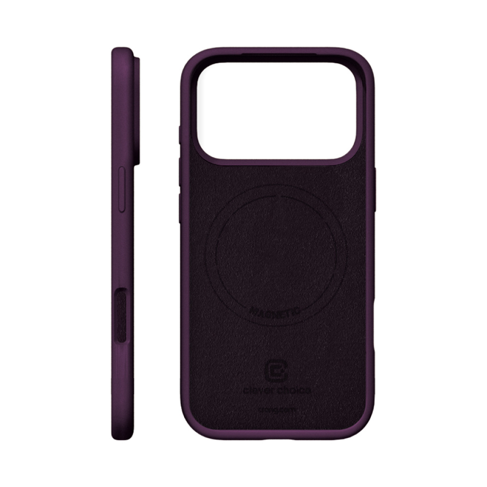 coque iphone 18 pro max color cover magnetic crong prune