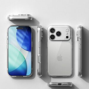 coque fusion pour iphone 18 pro max ringke transparent