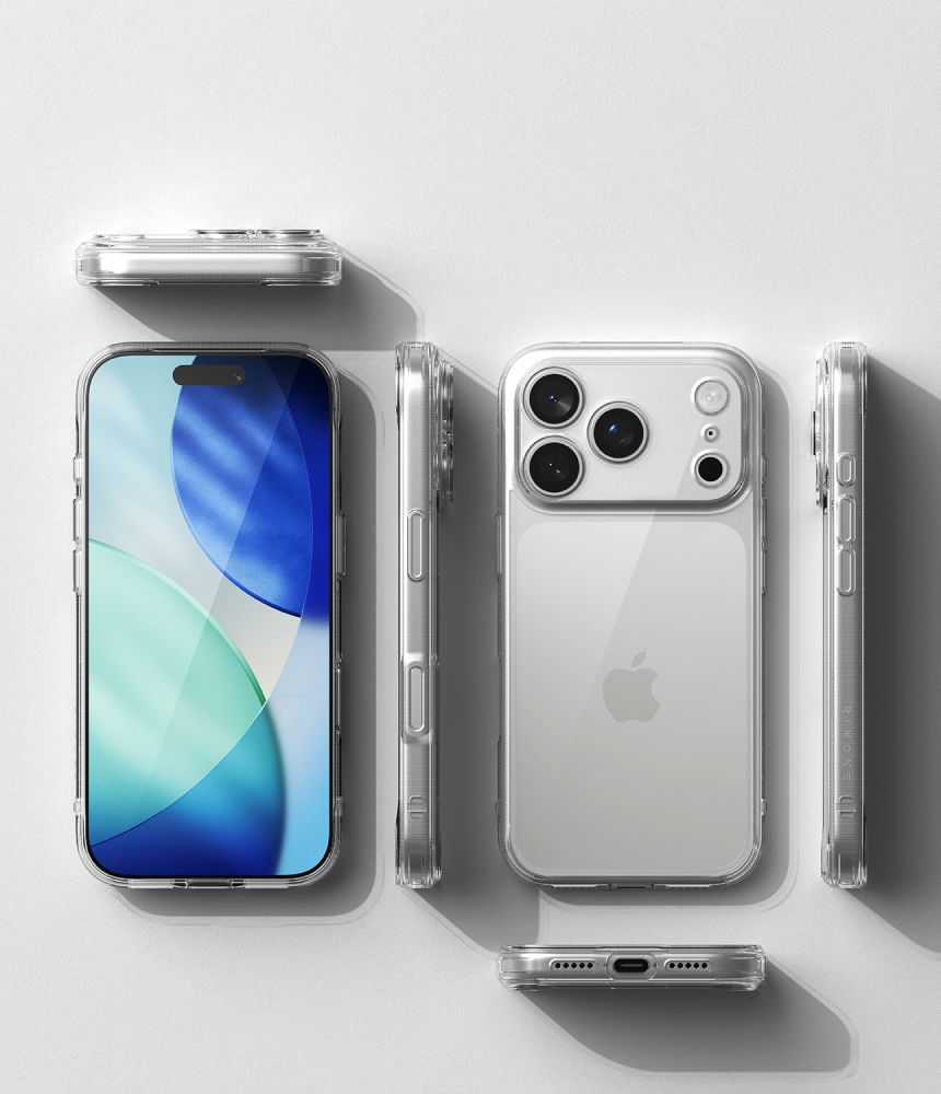 coque fusion pour iphone 18 pro max ringke transparent