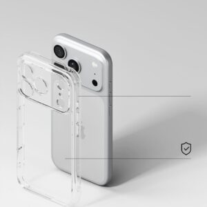 coque fusion pour iphone 18 pro max ringke transparent