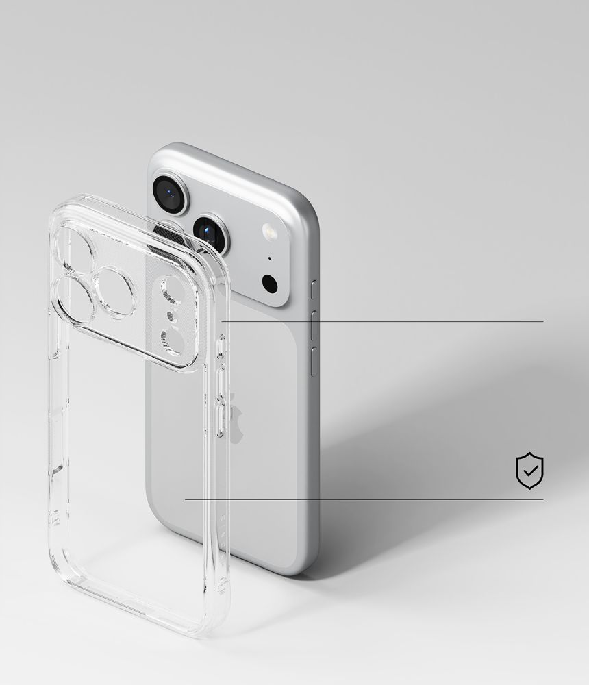 coque fusion pour iphone 18 pro max ringke transparent