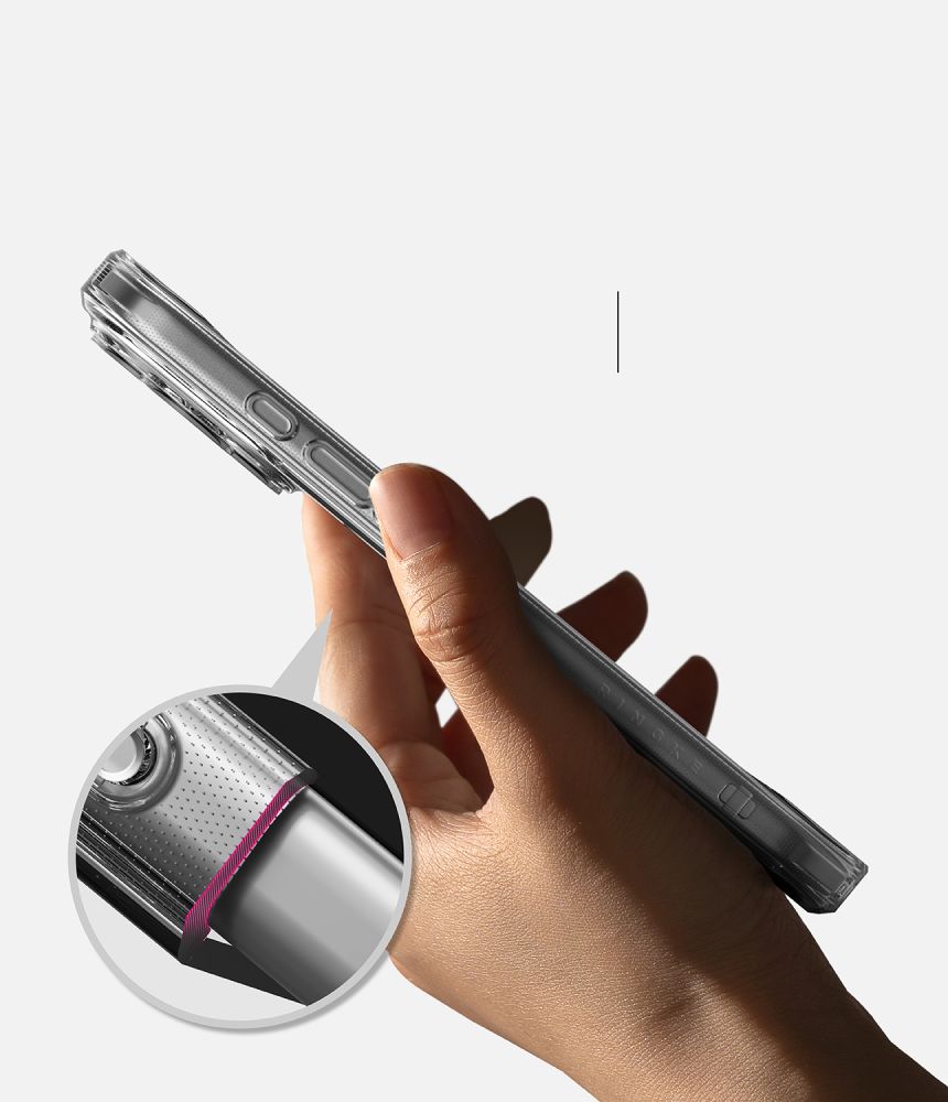 coque fusion pour iphone 18 pro max ringke transparent
