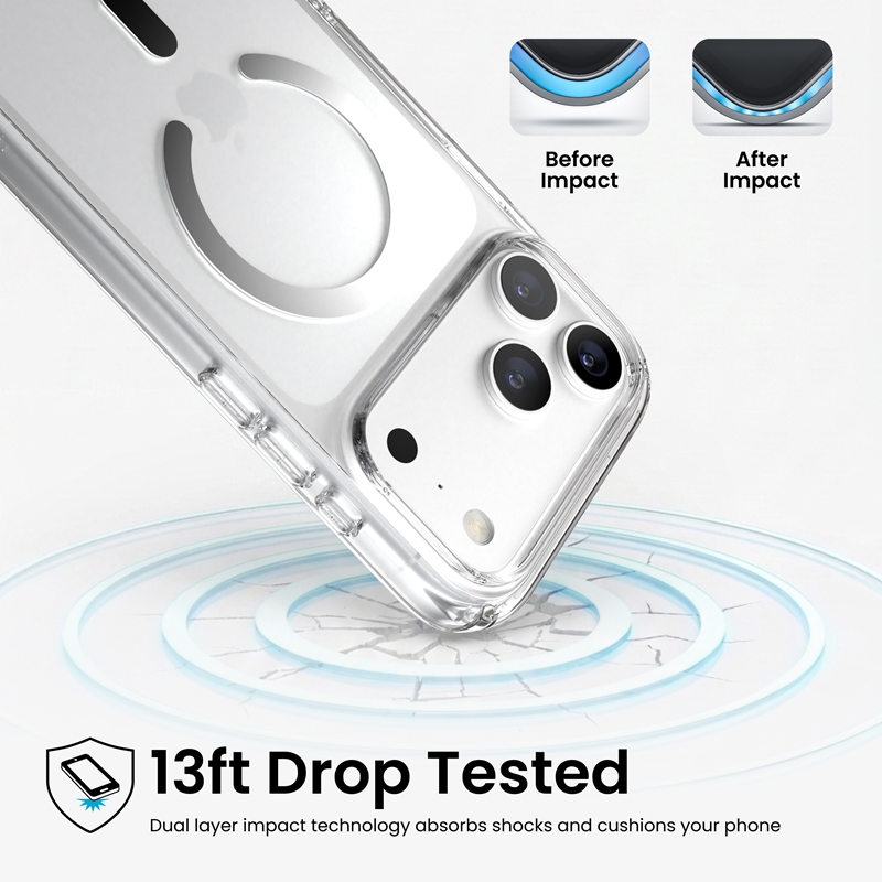 coque iphone 18 pro max presidio perfect clear magsafe speck transparent