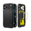 coque tough armor t mag magsafe pour iphone 18 pro max spigen noir