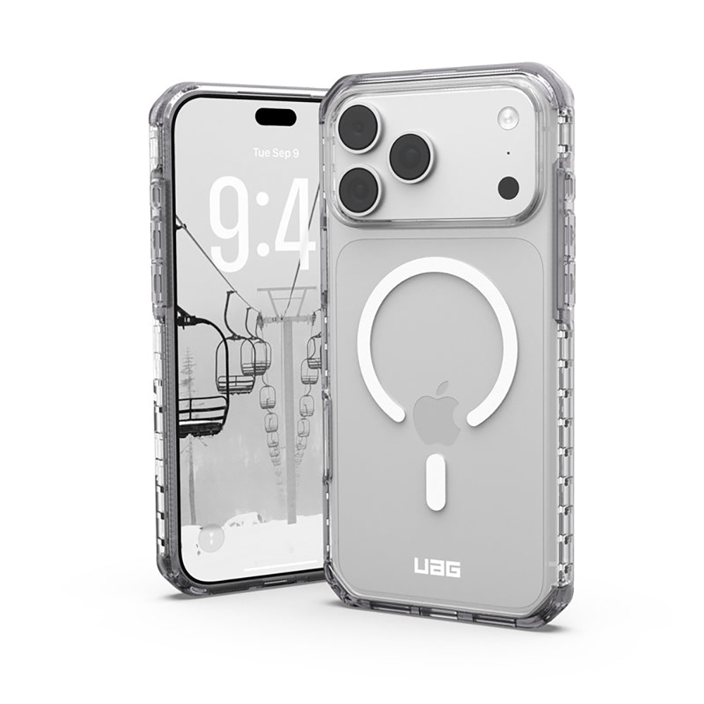 coque iphone 18 pro max uag plyo lt magsafe ice smoke