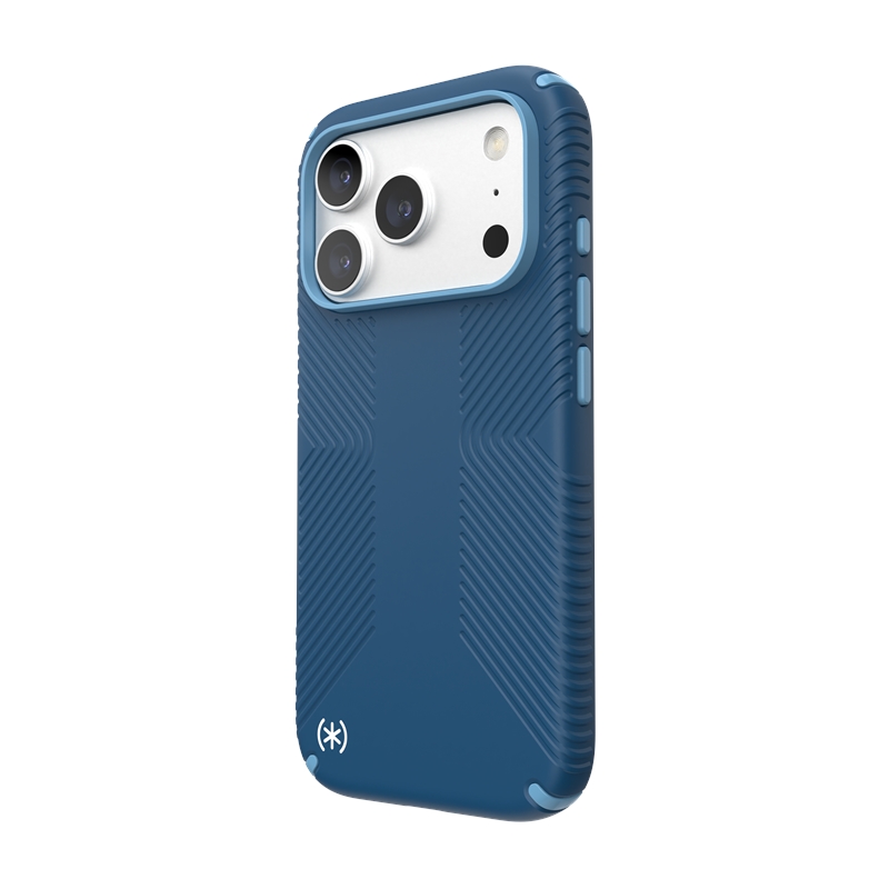 coque iphone 18 pro presidio2 grip magsafe speck bleu deep sea