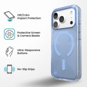 coque iphone 18 pro presidio lux grip magsafe speck beige sable