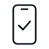 icone telephone verifie