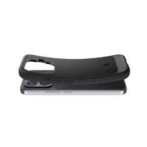 Coque Rugged Armor Spigen pour Xiaomi 17T Pro noir mat — visuel 3