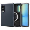 coque samsung galaxy z fold 8 slim armor pro magsafe spigen gris ardoise