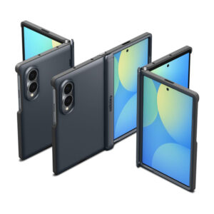 coque samsung galaxy z fold 8 slim armor pro magsafe spigen gris ardoise