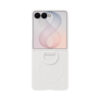 coque samsung galaxy z flip 8 silicone ring magnet samsung blanc