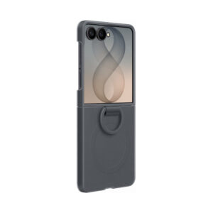 coque samsung galaxy z flip 8 silicone ring magnet samsung noir