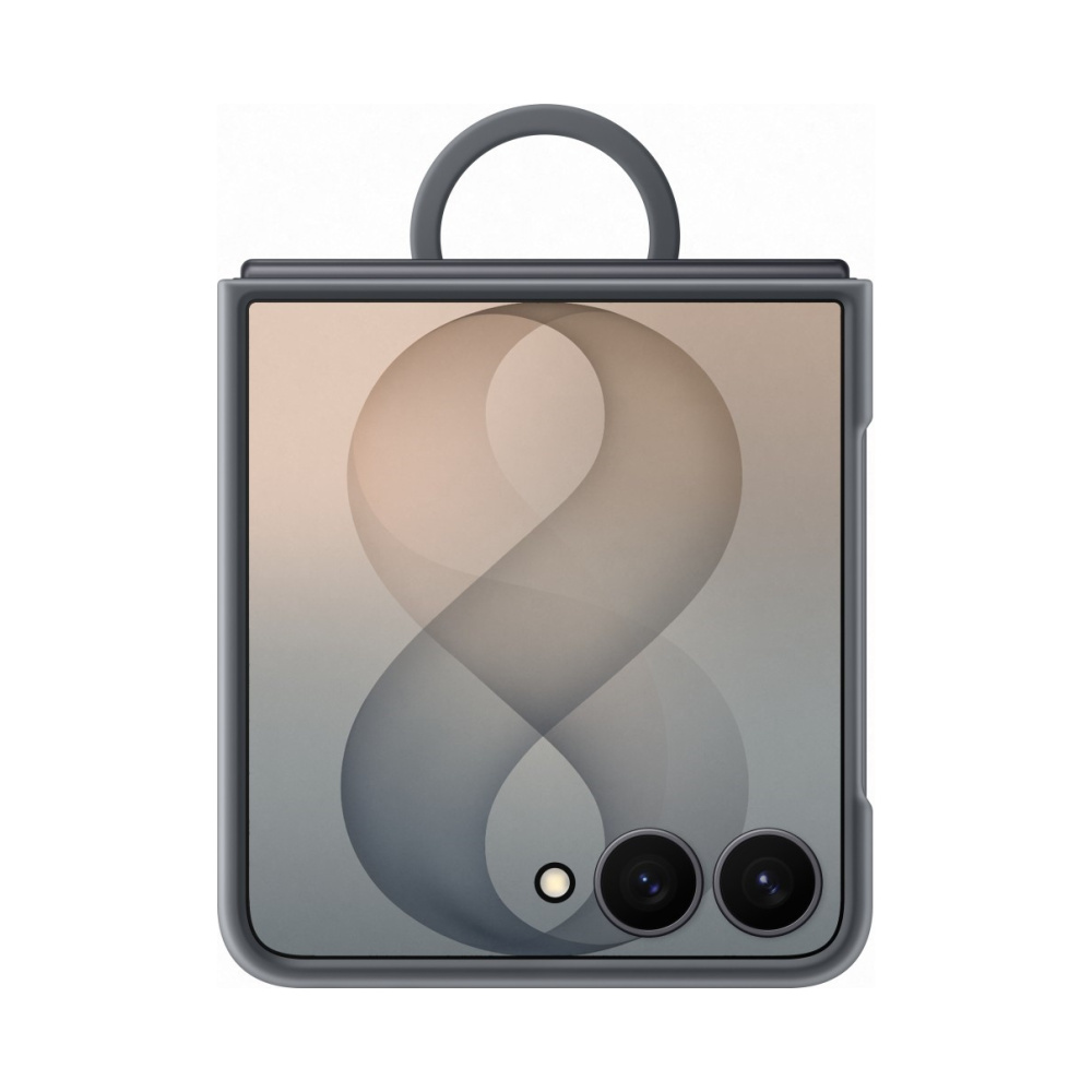 coque samsung galaxy z flip 8 silicone ring magnet samsung noir