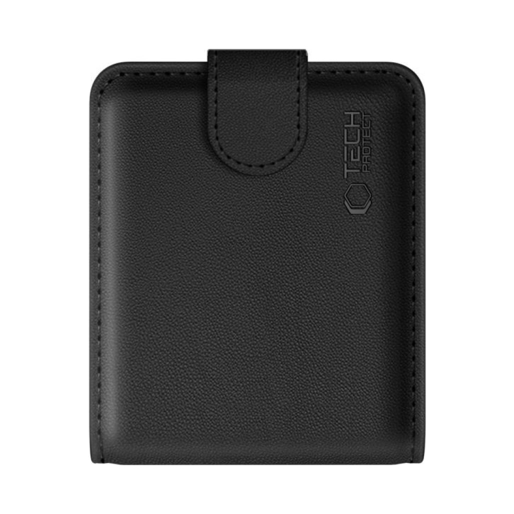 coque samsung galaxy z flip 8 wallet tech protect noir