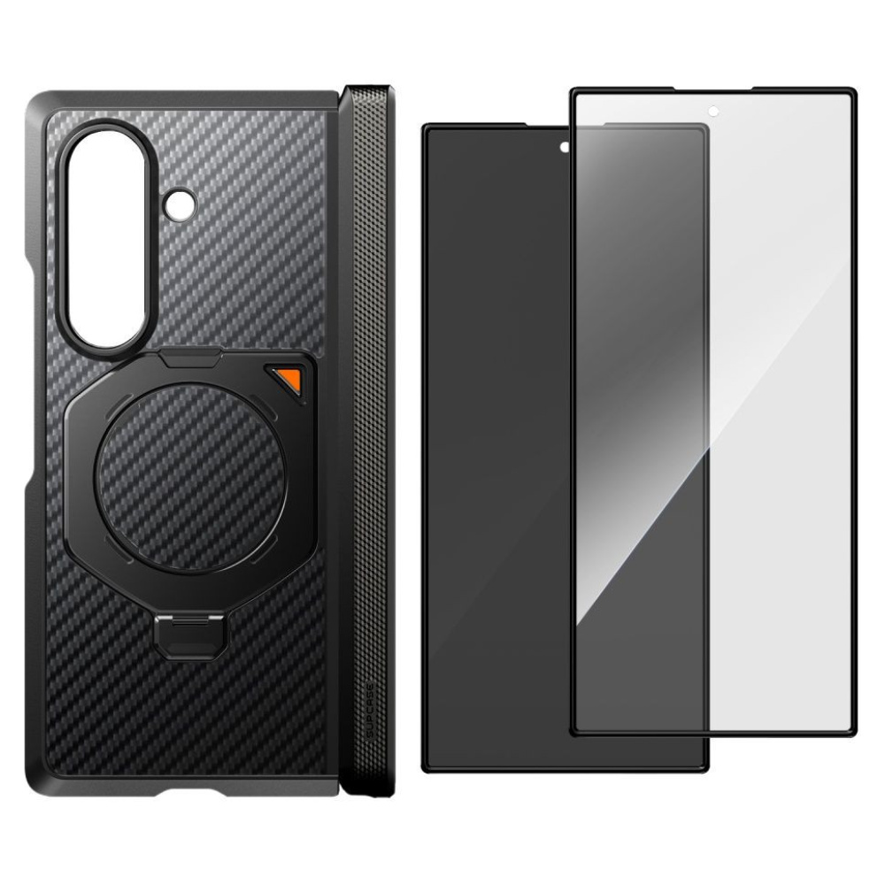 coque samsung galaxy z fold 8 ultra ub aero magsafe aramide supcase noir + 2 verres