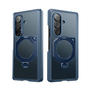 coque samsung galaxy z fold 8 ultra ub aero magsafe aramide supcase bleu + 2 verres