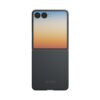 coque samsung galaxy z flip 8 edge case pitaka noir et gris