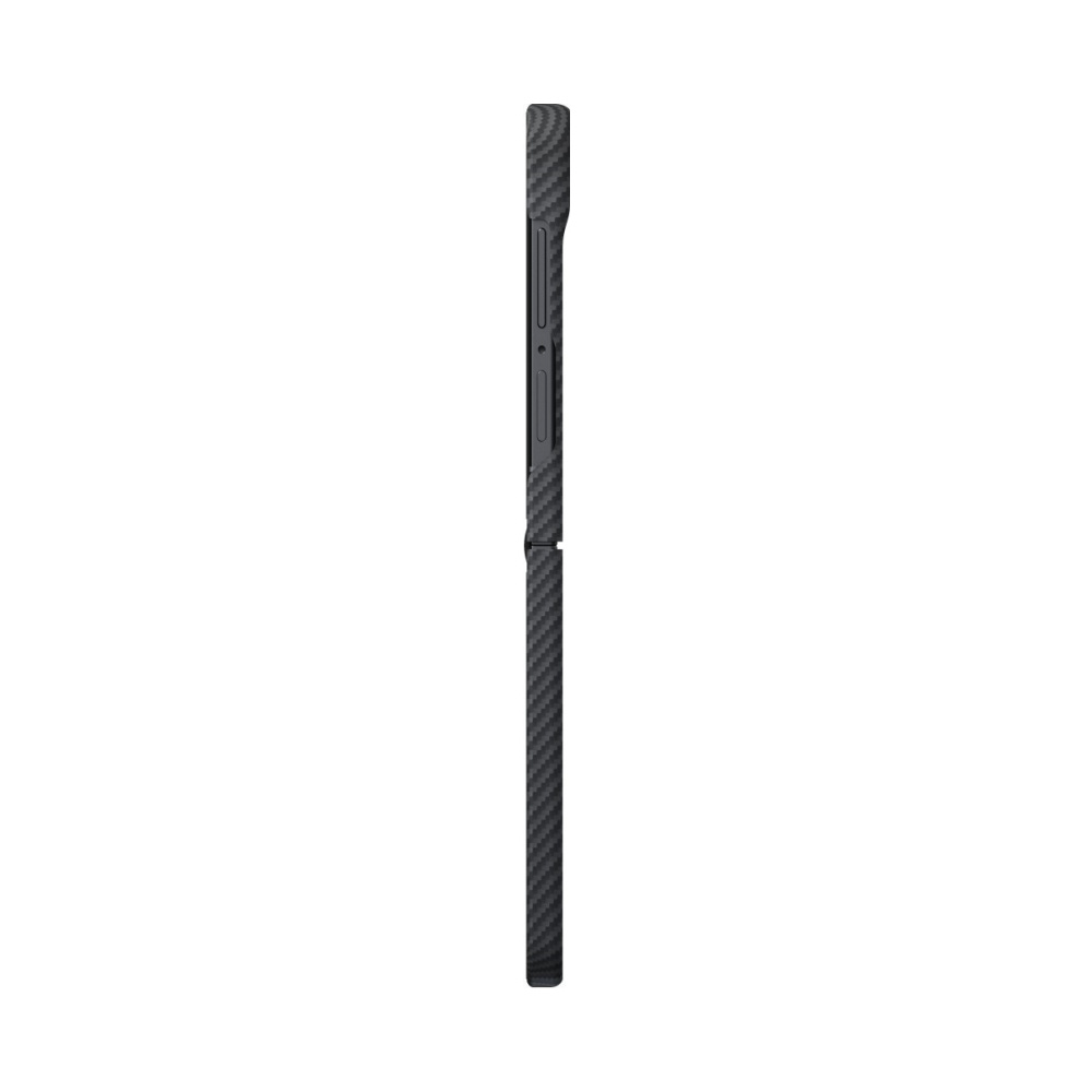 coque samsung galaxy z flip 8 edge case pitaka noir et gris