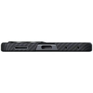 coque samsung galaxy z flip 8 edge case pitaka noir et gris