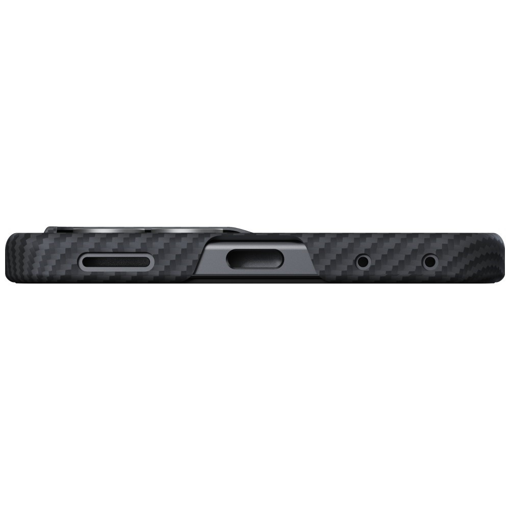 coque samsung galaxy z flip 8 edge case pitaka noir et gris