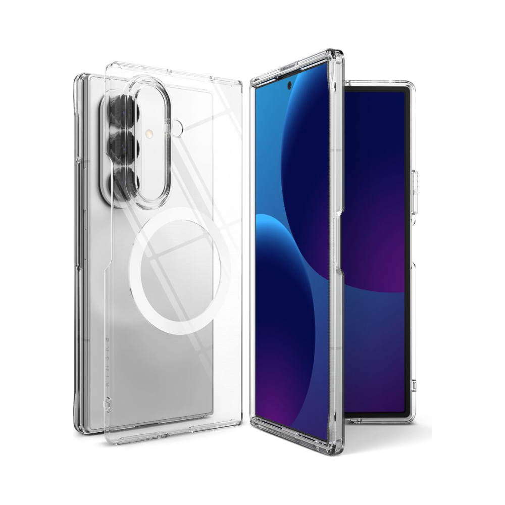 coque samsung galaxy z fold 8 ultra slim magnetic magsafe ringke transparent