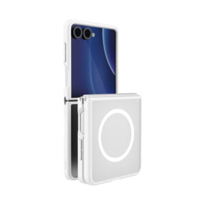 coque samsung galaxy z flip 8 veren af magclick uniq blanc