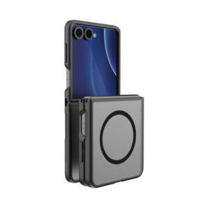coque samsung galaxy z flip 8 veren af magclick uniq noir