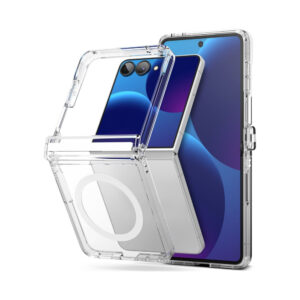 coque samsung galaxy z flip 8 fusion flap magnetic magsafe ringke transparent