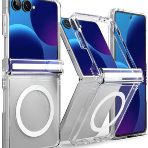 coque samsung galaxy z flip 8 fusion flap magnetic magsafe ringke transparent