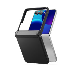 coque samsung galaxy z flip 8 onyx flap ringke noir