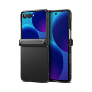 coque samsung galaxy z flip 8 onyx flap ringke noir
