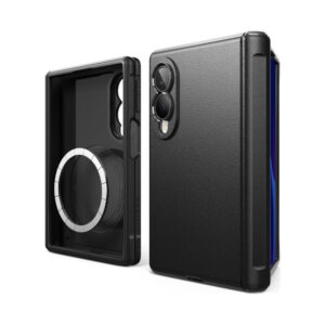coque samsung galaxy z fold 8 onyx flap magnetic magsafe ringke noir