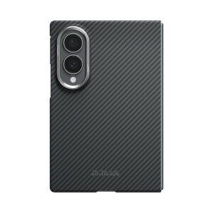 coque samsung galaxy z fold 8 edge case pitaka noir et gris