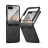 coque samsung galaxy z flip 8 kevlar aura magsafe tech protect noir