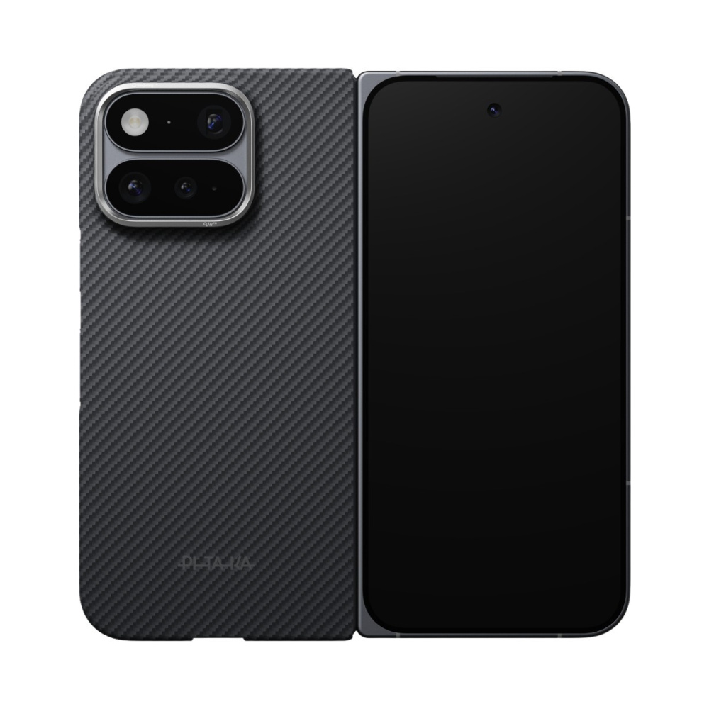 coque google pixel 11 pro fold edge case pitaka noir et gris