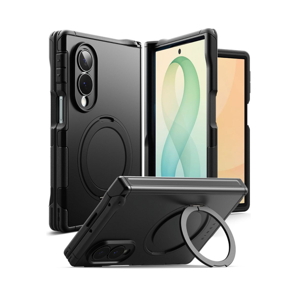 coque samsung galaxy z fold 8 alles magnetic magsafe ringke noir