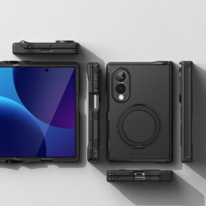 coque samsung galaxy z fold 8 alles magnetic magsafe ringke noir