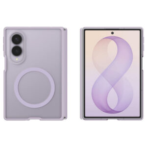 coque samsung galaxy z fold 8 airskin zero magsafe spigen lavande givrée