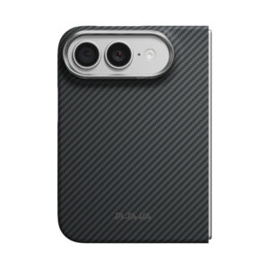 coque iphone duo edge case pitaka noir et gris