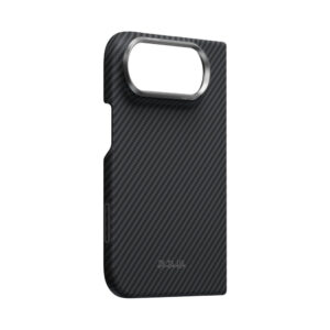coque iphone duo edge case pitaka noir et gris